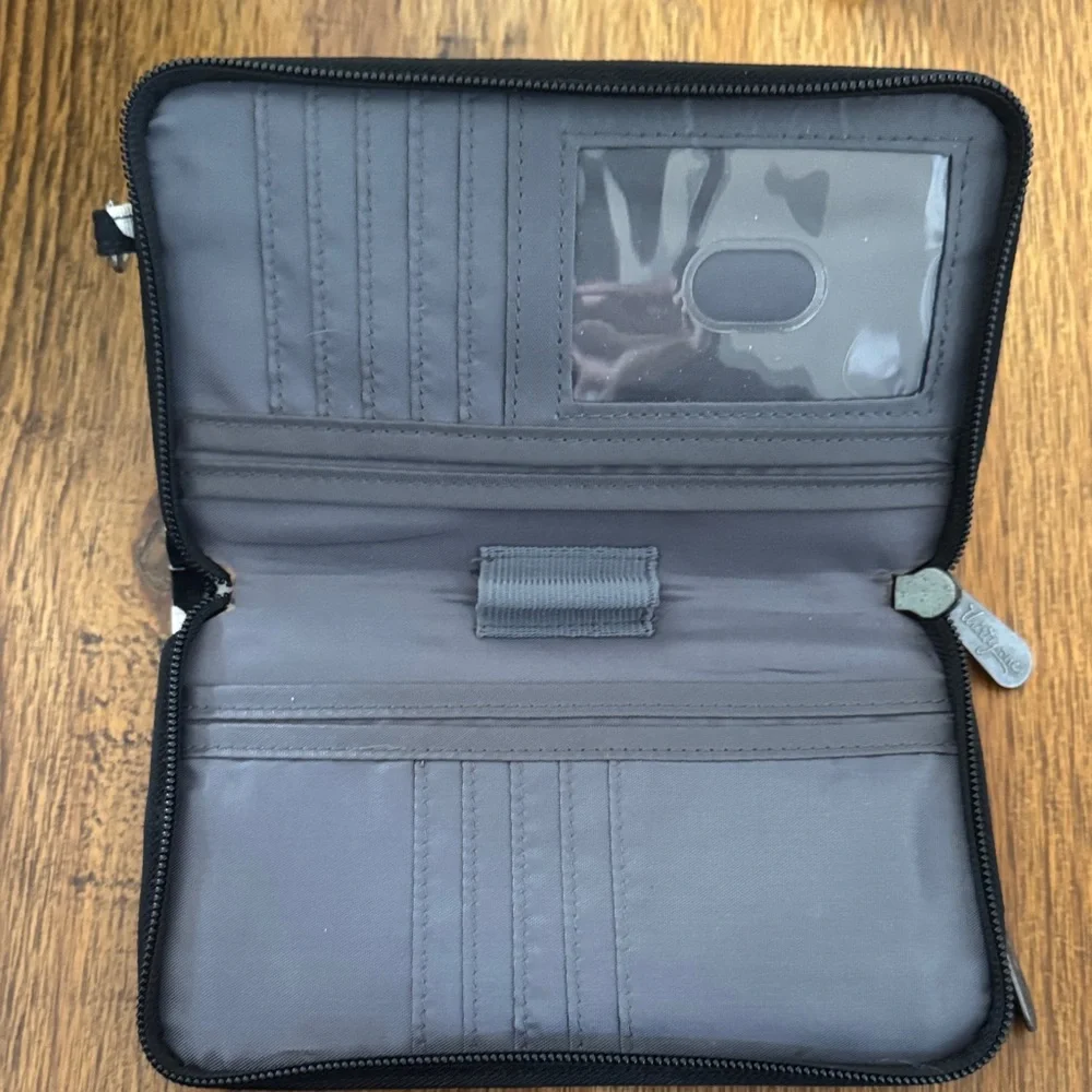 Thirty One Black and White Patterned Wallet - Picture 2 of 3